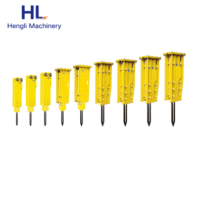 Pile hydraulique de marteau de HL190 49 Ton Excavator Hydraulic Breaker Rod grande